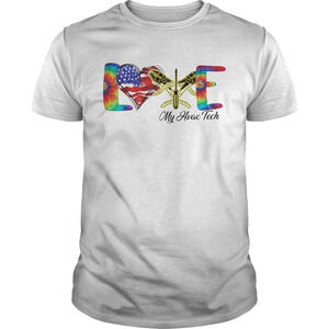 Love My Hvac Tech Independence Day Shirt